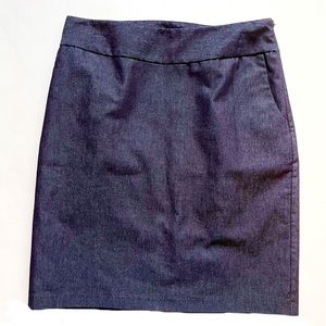 MERONA Dark Chambray Dress Skirt